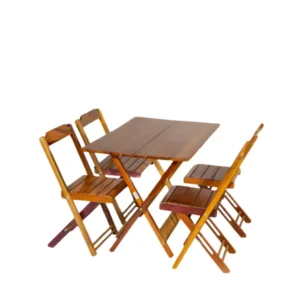 Conjunto dobrável 120 x 70