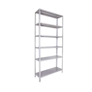 ESTANTE DE AÇO INDUSTRIAL CHAPA 24 C/ 6 PRATELEIRAS 60KG (30cm)